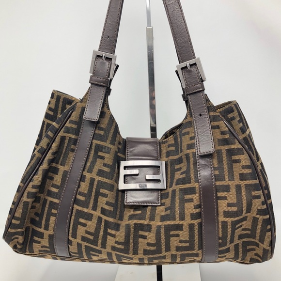 Fendi Zucchino Piccola Shoulder Bag